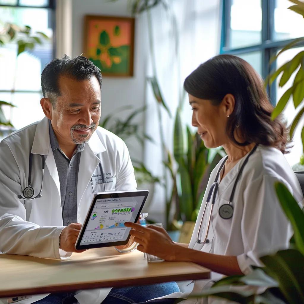 Personalized consultation for peptide therapy at SaltMd with healthcare provider and patient
